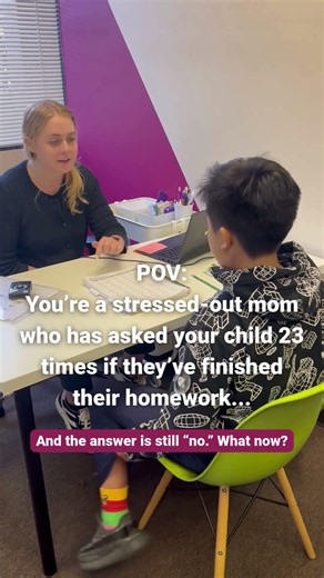 POV: you're a stressed out mom tired of nagging your child to do their homework... what's next?