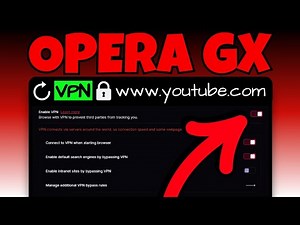 How To Turn On & Use VPN on Opera GX Browser ⭕️ Enable VPN For Free & Unlimited ✅️
