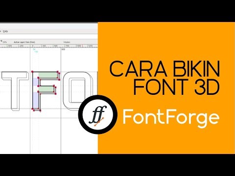 How to Make a 3D Font in FontForge