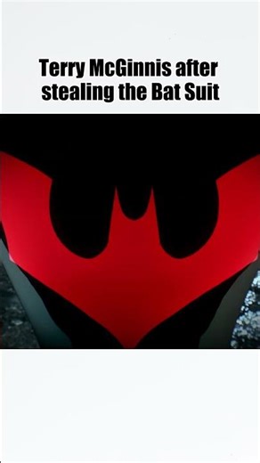 Terry after stealing the Bat Suit | Batman beyond animated suit #batman #batmanarkham
