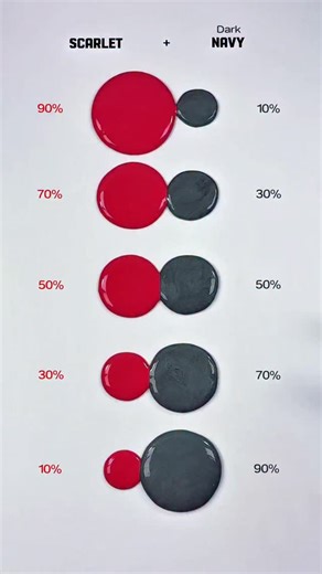 Color Mixing Lab on Instagram: "Let's Mixing Scarlet + Dark Navy Slime 😍 #colormixing #painting #satisfying #artandcraft #art"