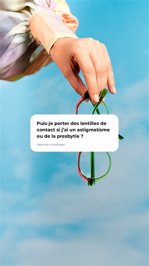 26K views · 13 reactions | Les lentilles ne sont pas pour tout le monde ? L’astygmatie et la presbytie peuvent désormais aussi être corrigées avecdes lentilles de contact ! Rendez-vous chez Optical Center pour découvrir toutes nos offres  | Optical Center | Facebook