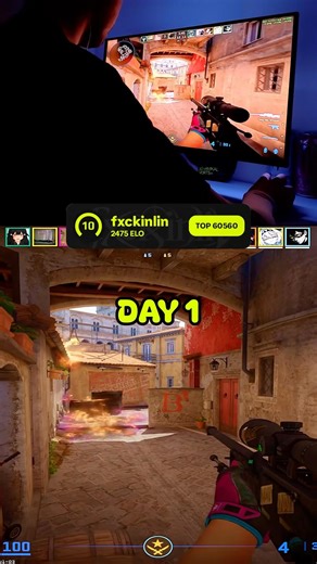 CS2 Day 1 / From Average to TOP 1000 FACEIT EU #cs2 #faceit