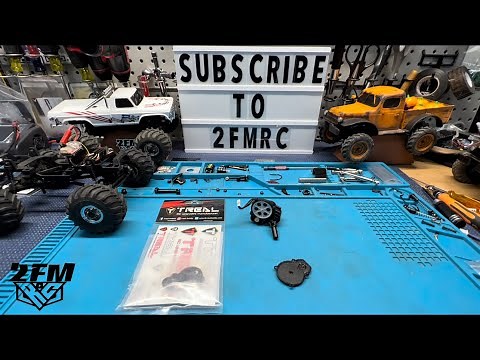 Treal FCX24 Metal Trans Gear install. Why FMS metal gears are better?