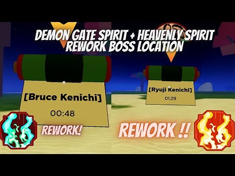*REWORK* Demon Gate Spirit And Heavenly Spirit Boss Locations in Shindo Life | RELLGames