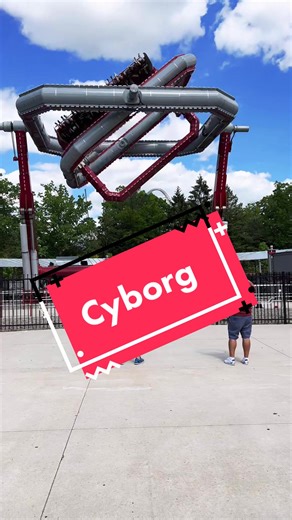 High Maintenance Ride at Six Flags NJ - Cyborg Hyper Drive