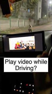 Can we Play Video while Driving Tata Nexon? Part 3 #taknikiroshan #tata #cars #tatanexon