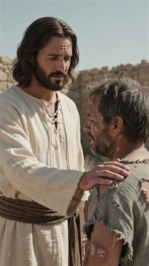 Jesus heals a man with leprosy a powerful lesson for faith and compassion #wordoflife