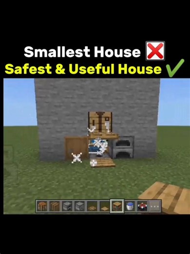 This Tiny Minecraft House Has Everything 😳🔥 #shorts