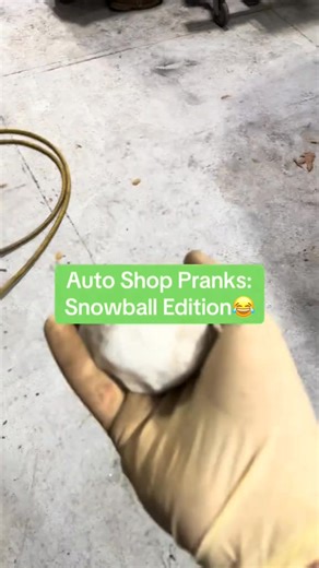5.9K views · 50 reactions | Mechanics Daily Shop Pranks!#mechaniclife #automotive #dealership #technician #funny #prank #tools #tiktok #cars #streamer #snowball #revenge #ford #shoplife #snowballfight | Frog Toad | Facebook