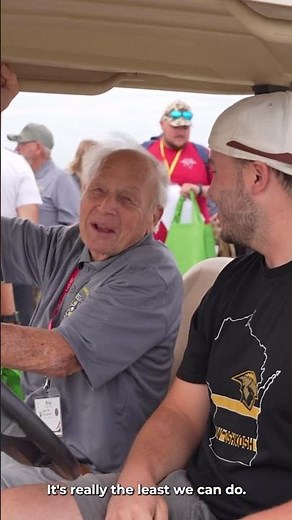 Bigger Than Football | UW Oshkosh Titans Serve at Honor Flight #Shorts