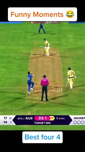 Funny Cricket Moments 😂🏏Naveenulhaq get Best Wicket.