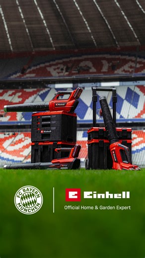 Einhell DE-AT-CH on Instagram: "⚽🔥 Der Ball rollt wieder! Schon vorab durften wir hinter die Kulissen schauen – direkt bei den Greenkeepern in der Allianz Arena, als der neue Rasen verlegt wurde. 💪🌱 Bereit für den Anpfiff! Wir wünschen unserem Partner @fcbayern viel Erfolg fürs erste Spiel. ___ #Einhell #fcb #PowerXChange #Bundesliga #PXC #AllianzArena"