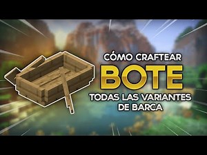 CÓMO HACER UNA BARCA O BOTE | Tutorial Minecraft