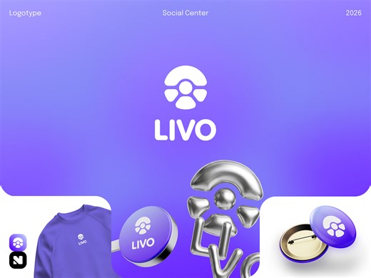 Social Center Logo and Brand Identity