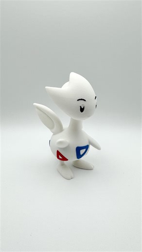 Polymaker on Instagram: "Print’em all ! Who that’s Pokemon ? it’s togetic!?! Models for FREE in bio. Print it you will need PolyTerra PLA filaments from @polymaker_3d Sapphire Blue, Lava Red, Cotton White and Charcoal Black, Cream Happy Printing !! Music by Mikel"