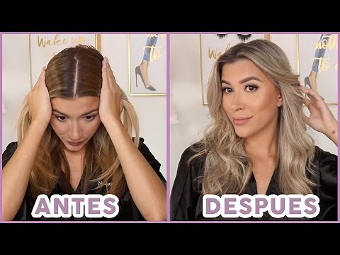 HOW TO TONED BLONDE HAIR AT HOME in 5 minutes | Vicky Alvarez