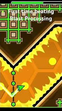 Geometry Dash Blast Processing level play through (FULL LEVEL COMPLETION)