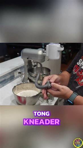 Effortless Bread Kneading: KitchenAid Pro Mixer Magic! #shorts