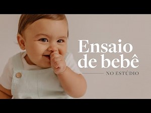 ENSAIO DE BEBÊ NO ESTÚDIO COM LUZ NATURAL | FOTOGRAFIA NA PRÁTICA