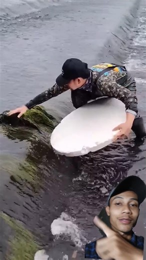 He’s very excited to catch that carp #fishing #bassfishing #carp #shorts