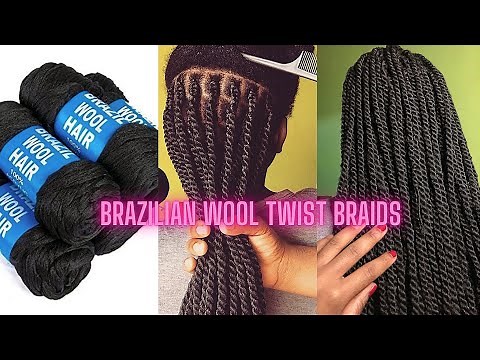 How To: Brazilian Wool Twist | Front Cornrows.
