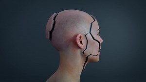 Learn how to create a cyber bust with Georg Uebler's ZBrush hard-surface modeling course, focusing on various techniques for crafting clean and complex shapes. Join here: https://80.lv/articles/create-cyborg-bust-with-this-zbrush-modeling-course/ | 80 Level