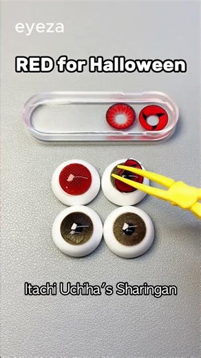 Dare to stand out this Halloween?Try our Red Contacts — spooky, bold, and hauntingly beautiful! 🎃🕸️