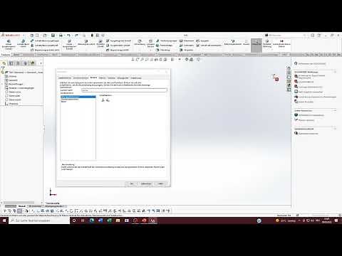 01-Einführung Solidworks: Einstellungen