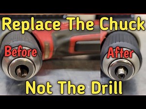 How To Replace Your Drill Chuck Like a Pro: Easy Tool Repair! Milwaukee Dewalt Makita & More.