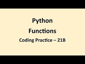 Coding Practice 21B || Functions || Python || NxtWave || CCBP