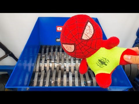 SHREDDING SPIDERMAN PLUSHIE!