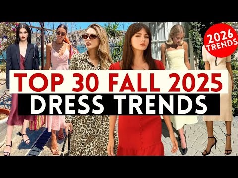 🔴30 DRESS TRENDS FOR FALL 2025 & WINTER 2026 ! | Mia Moda