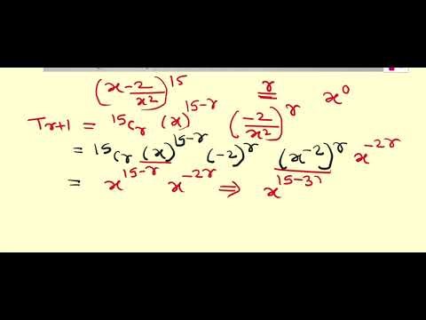 Binomial Theorem Problems - JEE - MHTCET - Mathematics - Class 11 / 12
