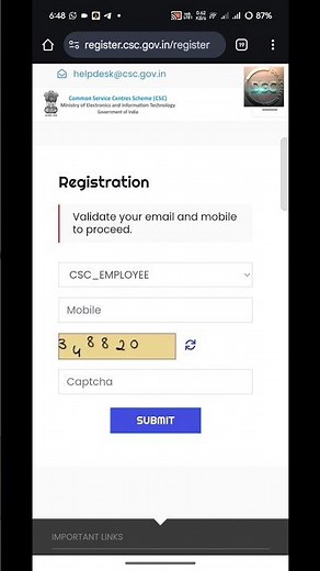 new csc id registration start ।। 2025 csc id free apply . government services #shortsfeed #viral