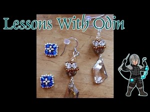 Simple Bead Caps Beaded Jewelry Tutorial - Lessons With Odin