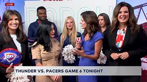 45K views · 340 reactions |  With the franchise's first championship on the line, a sold-out watch party at Paycom Center promises an unforgettable atmosphere and unwavering fan support. See how Thunder entertainers amp up the crowd for Game 6 of the NBA Finals: https://www.news9.com/story/685400c897661184b2545344/with-championship-on-the-line-thunder-entertainers-prepare-for-game-6-watch-party?utm_medium=social&utm_source=facebook_KWTV_-_NEWS_9 | KWTV - NEWS 9 | Facebook