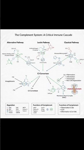 The Complement System!!#complement #complements #system #ytshorts #shorts #short #science #anatomy