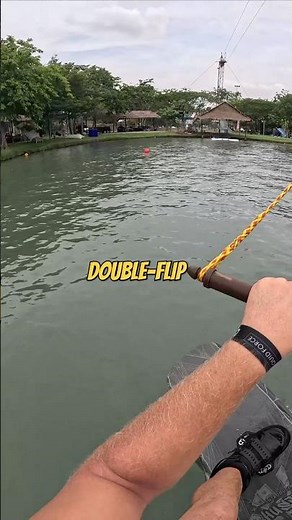 Full Speed Straight Into A Double Flip!