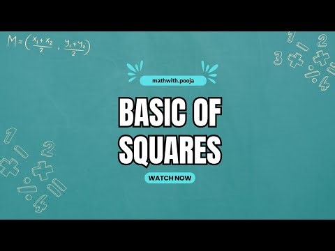 Basics of Squares | Learn Squaring Easily | Class 6–9 Math Made Simple