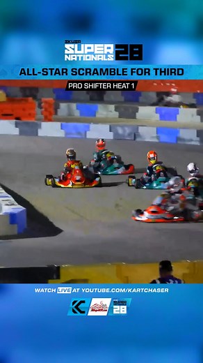 Kajak, Trefilov, and Palomba go at it in Heat 1! SuperKarts! USA // Acceleration Kart Racing // Las Vegas Motor Speedway | Kart Chaser