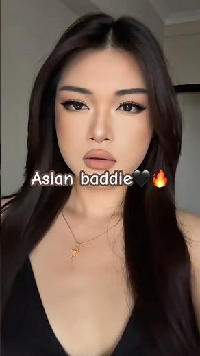 Asian baddie makeup tutorial 🖤🔥 #makeup #makeuptutorial #grwm #beauty