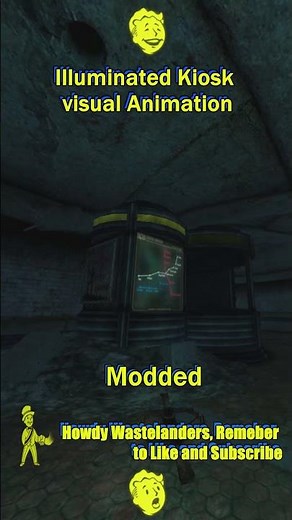 Fallout 3 Modding - Illuminated Metro sign ☢ #fallout #fallout3 #fo3
