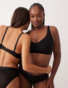 Lemonade Dolls Fuller Bust So Soft mesh bralette in black | ASOS