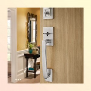 Elegant & architecturally inspired, Spyglass door hardware products offer both luxurious feel and modern styling. Make a statement with Spyglass hardware in the Satin Nickel or Venetian Bronze finish. Available today at Home Depot. https://thd.co/32n0HLH | Baldwin Hardware | Facebook
