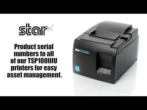 TSP143IIIU Thermal Printer - Faster, Easier, Better!