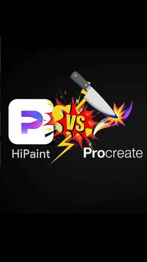 procreate vs hi paint , it free [PROCREATE CLONE] Available on Android #shorts