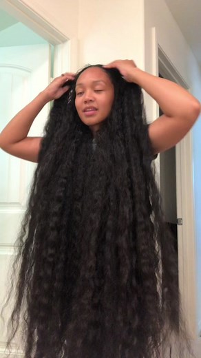 Long Curly Hair Transformation Video