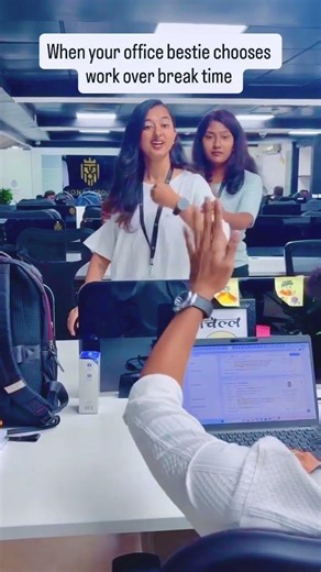 Work over Break time… tag that person #officereels #corporatelife #officevibes #relatablereels