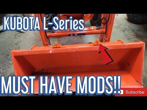 Kubota L-Series Tractor MUST HAVE MODS!!!! [Bucket Hooks] [HOW TO] [EPISODE #1]